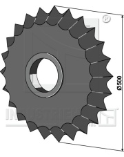316-525 Koło wału zębatego - O500mm 316-525.97