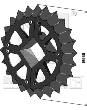 316-528 Koło wału zębatego - O560mm 316-528.97