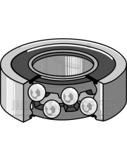 31-880500-A Łożysko kulkowe zwykłe 6304 31-880500-A.97