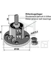 31-L1 Łożysko z gwintem M20x1,5 31-L1.97