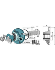 31-L19 Łożysko komplet bez pokrywy 31-L19.97