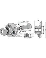 31-L23 Łożysko komplet bez pokrywki - lewe 31-L23.97