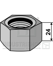 31-MU-30 Nakrętka M30x3,5 do wału czterokątnego 30x30 31-MU-30.97