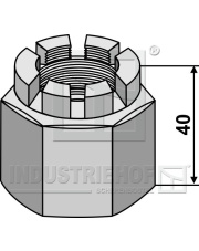 31-MU-39 Nakrętka koronowa M39 x 4 do wałów czterokątnych 40x40 31-MU-39.97