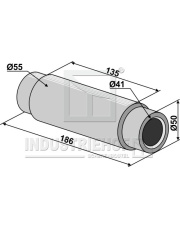 31-OJM-03 Wałek łożyskowy 31-OJM-03.97