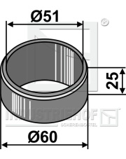 350-006 Tulejka z tworzywa sztucznego - 50 350-006.97