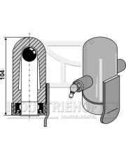9900-012-3 Łożysko wewnętrzne 9900-012-3.97