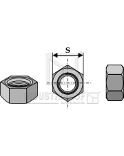 18100-14 Nakrętka płaska 18100-14.97