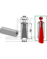 18100-31 Tulejka do wspawania do zębów z gwintem M22 18100-31.97