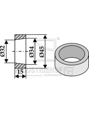 18100-4 Tulejka do wspawania 15 mm 18100-4.97