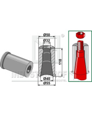 18100-46 Tulejka do wspawania do zębów z gwintem M30 18100-46.97