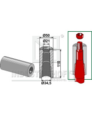 18100-54 Tulejka do wspawania do zębów z zabezpieczeniem przed obrotem 18100-54.97