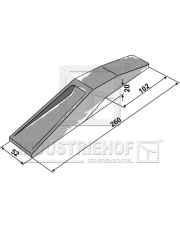 18300-14 Ząb łyżki koparki 18300-14.97