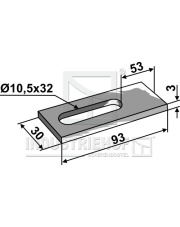 18300-17 Płytka zabezpieczająca 18300-17.97