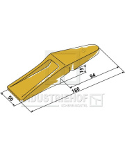 18300-19 Ząb łyżki koparki do przyspawania 18300-19.97