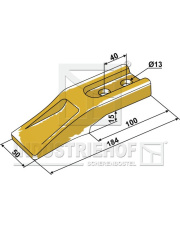 18300-21 Ząb standardowy do łyżki ł­owacza czołowego 18300-21.97