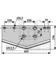 18400-13 Nóż łopatkowy 18400-13.97