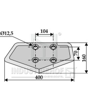 18400-18 Nóż łopatkowy 18400-18.97