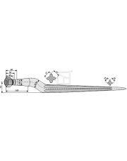 18810 Ząb do wycinaka kiszonek 810 18810.97