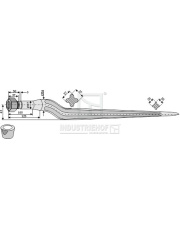 18811 Ząb do wycinaka kiszonek 810 18811.97