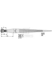 18836 Ząb ładowacza 820 18836.97