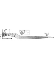 18906 Ząb do wycinaka kiszonek 900 18906.97