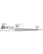 18910 Ząb do wycinaka kiszonek 910 18910.97