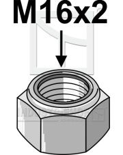 70-1016 Nakrętka samokontrująca - M16x2 70-1016.97