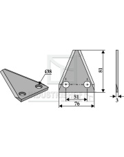 70-111 Nóż do paszowozu 70-111.97