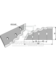70-118 Nóż do paszowozu, lewy 70-118.97