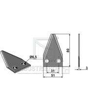 70-119 Nóż do paszowozu 70-119.97