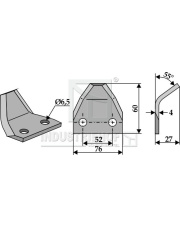70-125 Nóż do paszowozu 70-125.97