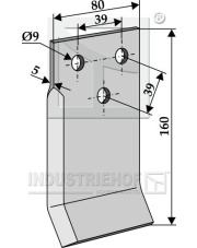 70-127 Nóż do paszowozu, prawy 70-127.97