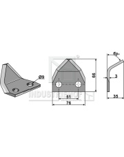 70-130 Nóż do paszowozu 70-130.97