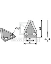 70-203 Nóż do paszowozu 70-203.97
