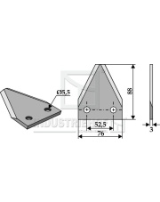 70-213 Nóż do paszowozu 70-213.97