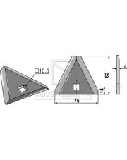 70-237 Nóż do paszowozu 70-237.97