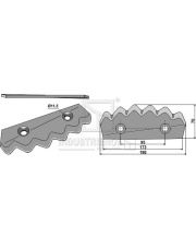 70-238 Nóż do paszowozu, prawy 70-238.97