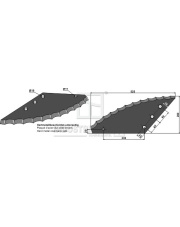 70-363 Nóż do paszowozu - napawana stopem twardym 70-363.97