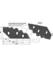 70-370 Nóż do paszowozu, prawy 70-370.97