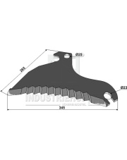 85-125 Noże do przyczep samozbierających 85-125.97