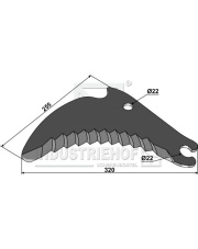 85-135 Noże do pras 85-135.97