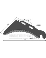 85-161 Noże do przyczep samozbierających 85-161.97