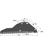 85-181 Noże do przyczep samozbierających 85-181.97