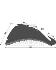 85-188 Noże do przyczep samozbierających 85-188.97