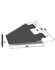 85-202 Noże do przyczep samozbierających 85-202.97