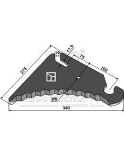 85-307 Noże do pras 85-307.97