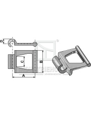 69-078-1 Łańcuch przegubowy stalowy 69-078-1.97