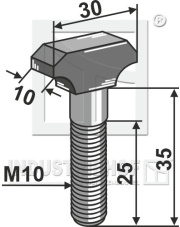 69-2-10 Śruba łańcuchowa 69-2-10.97