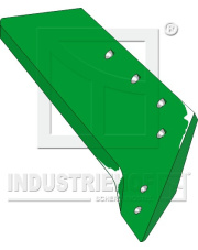 33.0096 Lemiesz z wymiennym dziobem - 20“ - prawy 33.0096.97